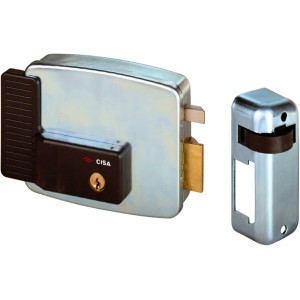 CISA Electric Lock, 12 V, Galvanised, silver, 11721501, 12 voltsV