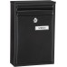 ARREGUI 1832D89 Letterbox, Indoor/Outdoor, Black, Size S (DIN A5) - 32 x 22 x 8 cm