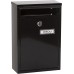ARREGUI 1832D89 Letterbox, Indoor/Outdoor, Black, Size S (DIN A5) - 32 x 22 x 8 cm