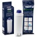 De'Longhi Original Water Filter DLSC002, Accessories for De'Longhi Fully Automatic Coffee Machines, Care and Protection, Optimises Coffee Quality and Protects Against Limescale, White, 0.5 L, 1 Pack
