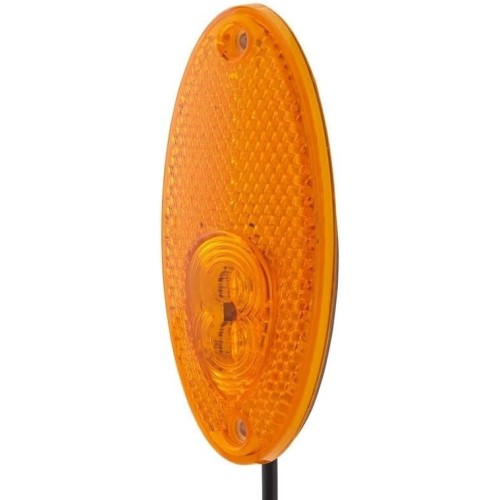 HELLA 2PS 964 295-051 Side Marker Light - LED - 24V - mounting - Lens Colour: Yellow - Cable: 500mm - left/right