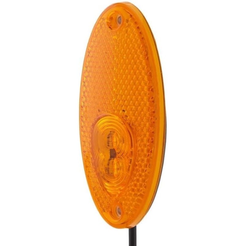 HELLA 2PS 964 295-051 Side Marker Light - LED - 24V - mounting - Lens Colour: Yellow - Cable: 500mm - left/right