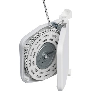 Schellenberg 50506 Screw-On Winder 5 m Cable Can Be Tilted White