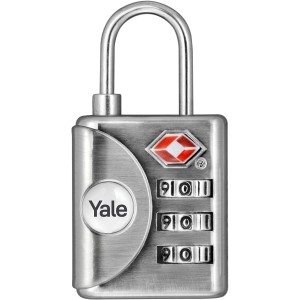 Yale - YTP1/32/119/1 Standard Security Travel Sentry Genehmigte Vorhängeschloss mit Inspektionsindikator