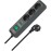 Brennenstuhl Eco-Line, 3-Way Socket Strip with Surge Protector (with Switch and 1.5 m Cable - Especially Power-Saving); Colour: Anthracite