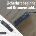 Brennenstuhl Eco-Line, 3-Way Socket Strip with Surge Protector (with Switch and 1.5 m Cable - Especially Power-Saving); Colour: Anthracite