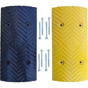 RSB-210MBY Speed Humpback Pair Black and Yellow Middle Parts 50 x 25 x 3.5 cm