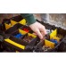 STANLEY 2-in-1 Rolling Workshop Tool Box Empty Tool Box (53 x 75.60 x 32 cm, Tool Carrier with Organiser Attachment, with Two Large Compartments, Telescopic Handle, Made of Robust Plastic) STST1-79231