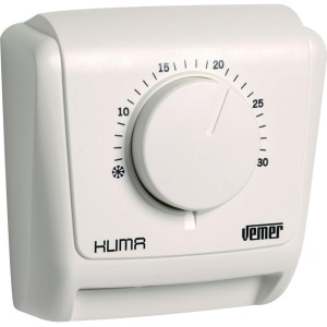 Vemer Klima 3 VE019600 Wall Mounted Gas Expansion Thermostat White