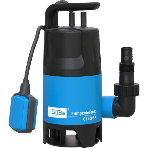 Güde GS4002P Submersible Waste Water Pump with Variable Float Switch 94630, Black, Blue, 94630