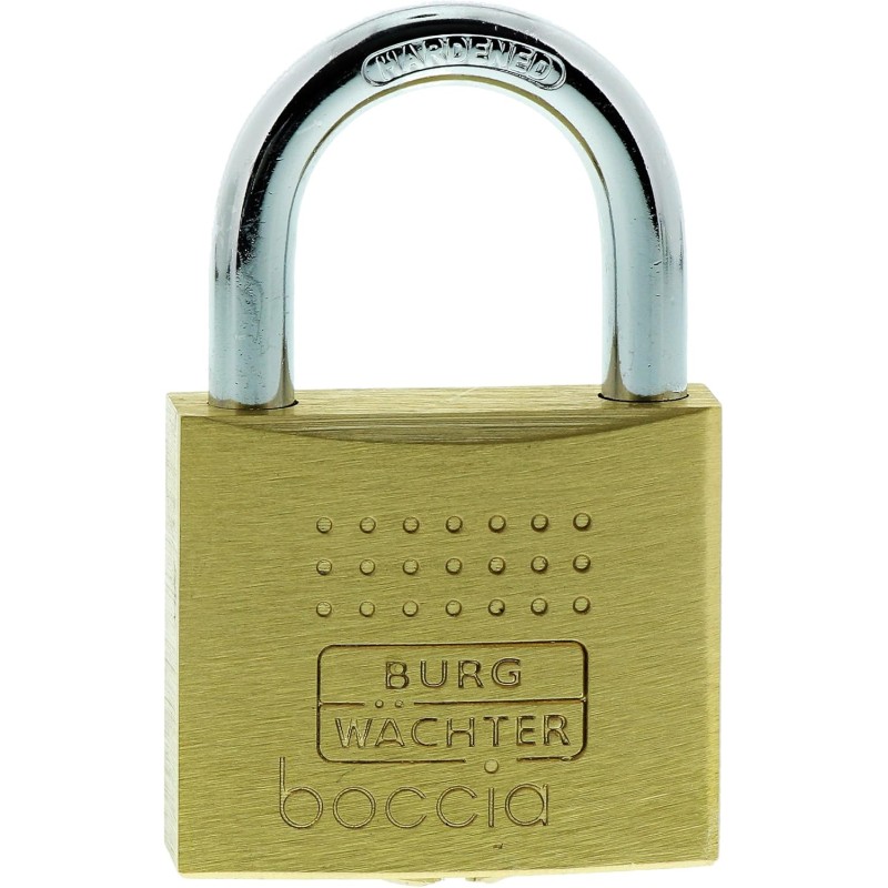 Burg-Wächter Padlock – 6.5 mm Thickness, Pincers, 6 Keys, Boccia 450 40 6 SB Price for 1 Each