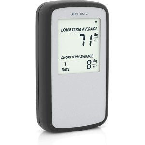 Corentium Home by AirThings, Radon Gas Detector, International Version in Bq/m
