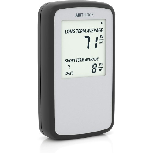 Corentium Home by AirThings, Radon Gas Detector, International Version in Bq/m