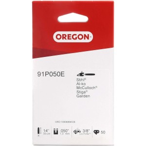 Oregon 3/8 inch pitch, 0.050 inch gauge, 50 drive members for 35 cm (14 inches) rod - suitable for Stihl chain saws
