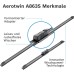 Bosch 3397007863 wiper blade set, Aerotwin A863S (left wiper)