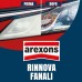 AREXONS RENOVA 150g Полиращ препарат за фарове на автомобили, матова паста за полиране на фарове и твърда лъскава пластмаса, обновява фаровете на автомобили, лесен за употреба, бяла паста, подобрява видимостта през нощта