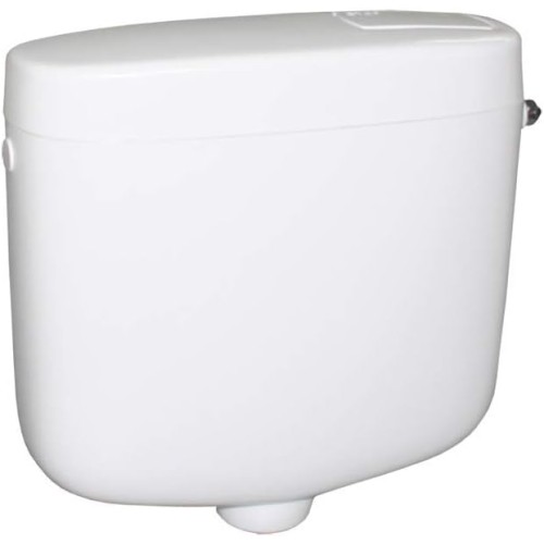 SANIT 91.601.01..0000 91.601.01..0000 Cistern 936 (Flush Volume 6 Litres, Low-Hanging, with Start-Stop Technology, Colour White Alpine, with Angle Valve G 1/2, Connection Tube, Chrome-Plat