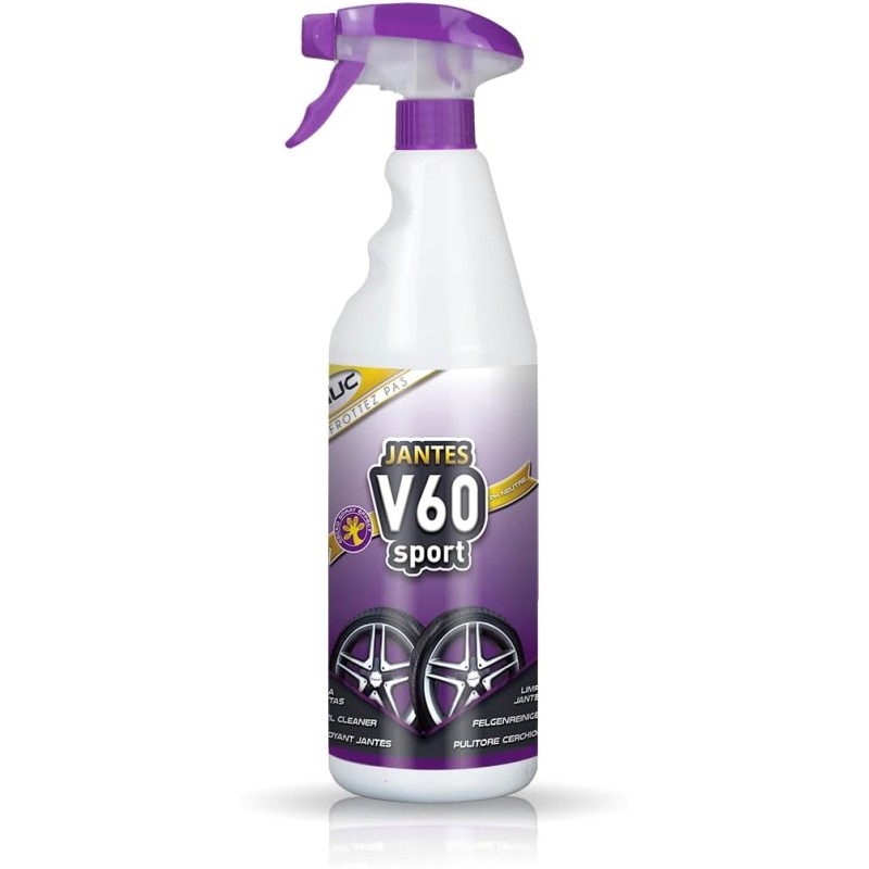 Sisbrill V60 Sport Wheel Cleaner - Non-rub - Neutral and Safe - 1 Litre