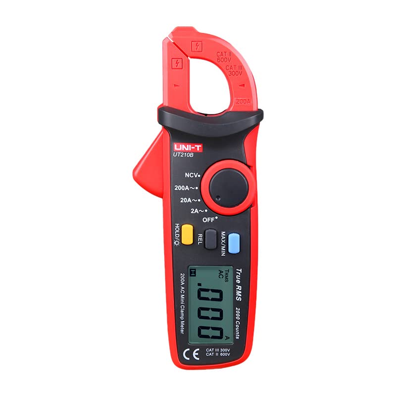 UNI-T UT210B Clamp Meter Digital Pliers Ammeter Voltmeter Professional Electrician Tester Multimeter