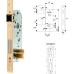 tesa 3010149 Lock 2030-hl/60 Brass