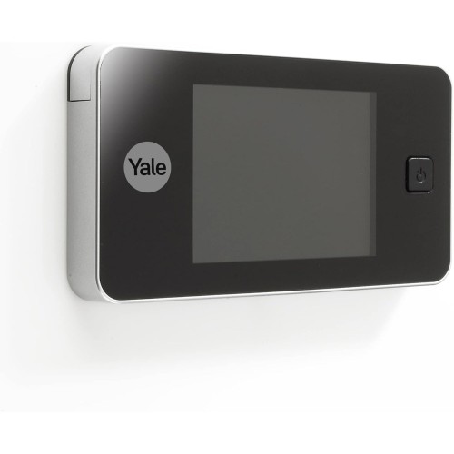 Yale Standard Digitaler Türspion 500 - Live-Ansicht - Hochwertige Kamera - Silber