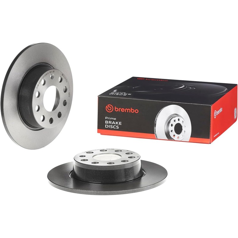 Brembo 08.B413.11 Rear UV Coated Brake Disc - Set of 2