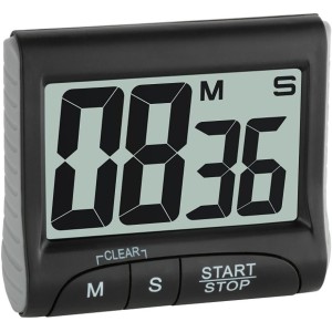 TFA-Dostmann 0 Tfa 38.2021.01 Electronic Timer with Stopwatch Black 0