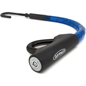 Artago 880/B Easy Hook Steering Wheel Lock Pedal Anti-Theft Steering Wheel Pedal Car, Articulated and Armoured