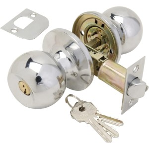 Wolf Pack 3030515 Врата с ключалка и ключ – хромирано покритие