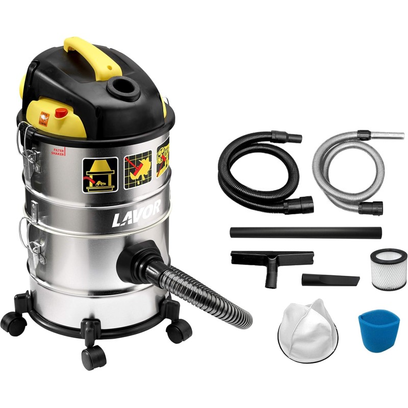 Lavorwash 8.243.0024 Kombo 4 in 1 Ash, Steel with Pictograms