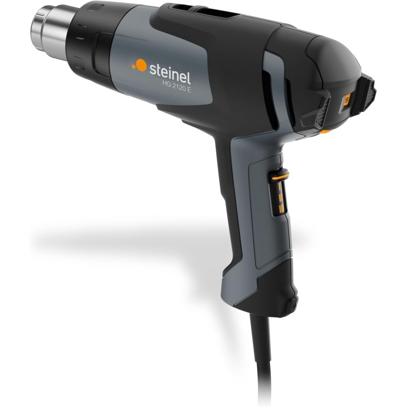 STEINEL HG 2120 E 500l/min 2200W Grey power heat gun - STEINEL HG 2120 E, 500 l/min, 80-630 °C, 150 l/min, Grey, AC, 2200 W