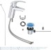 GROHE 32926002 Eurosmart Basin Tap with Pop-Up Waste Set