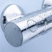 GROHE Grohtherm 800 | Thermostatic bath mixer, incl. Outlet with mousseur & safety lock at 38 ° C | chrome | 34567000
