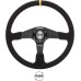 Simoni Racing DEF Universal Steering Wheel, Dia 380 mm, Black