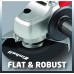 Einhell ъглошлайф TC-AG 125 (850 W, 12 000 об./мин, диаметър на диска 125 mm, защита на диска, блокировка на шпиндела, плоска алуминиева предавателна кутия)