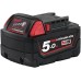 Milwaukee M18B5 M18 5.0Ah Red Lithium-Ion Battery
