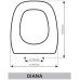 Gala Diana Seat – White