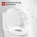 Woltu WS2601 Built-in Child Seat Soft Close Plastic Toilet Seat Soft Close Toilet Seat – Fix-Clip, Anti-Bacterial