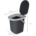 BranQ 1306 Camping Toilet, Gray, M