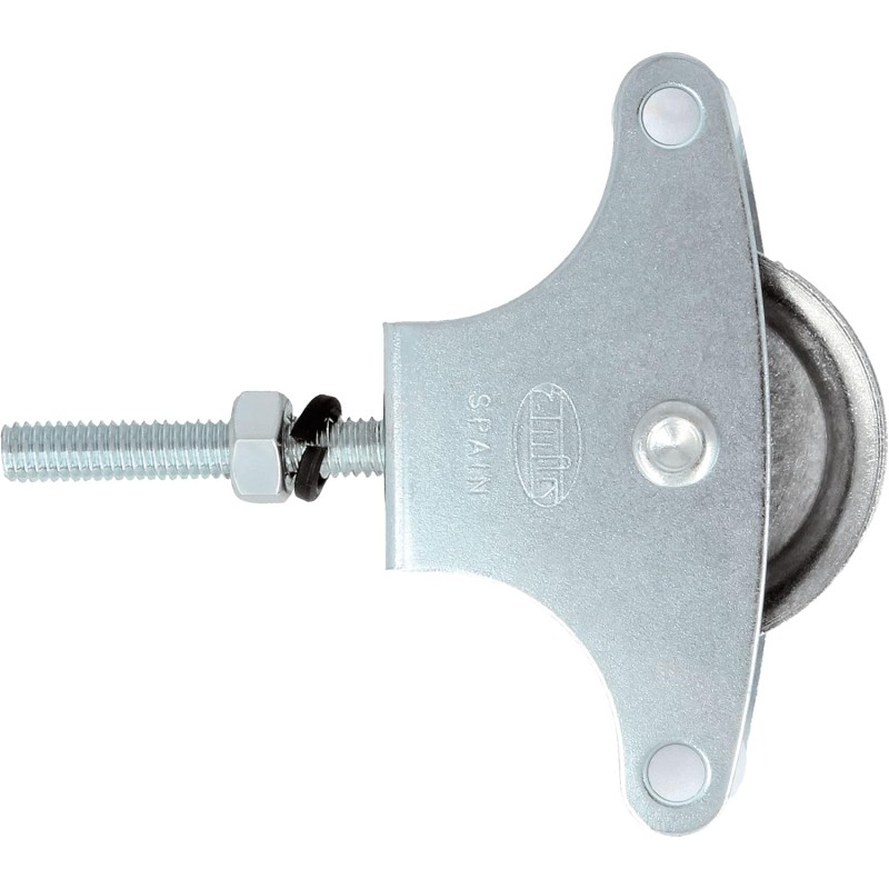 Amig - Washing Line Pulley | Steel | 39mm Metal Roller | Includes Fixing Screw & Rail | Secure Washing Line Pulley | External Washing Line Pulley