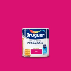Bruguer Acrylic Multisurface Water Enamel Satin Fuchsia 250ml