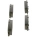 Bosch BP1478 Brake Pads - Rear Axle - ECE R90 Certification - Four Brake Pads Per Set