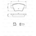 Bosch BP1009 Brake Pads - Rear Axle - ECE R90 Certification - Four Brake Pads Per Set