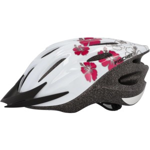 Fischer Adult Bicycle Helmet, Cycling Helmet, City Helmet, White / Pink