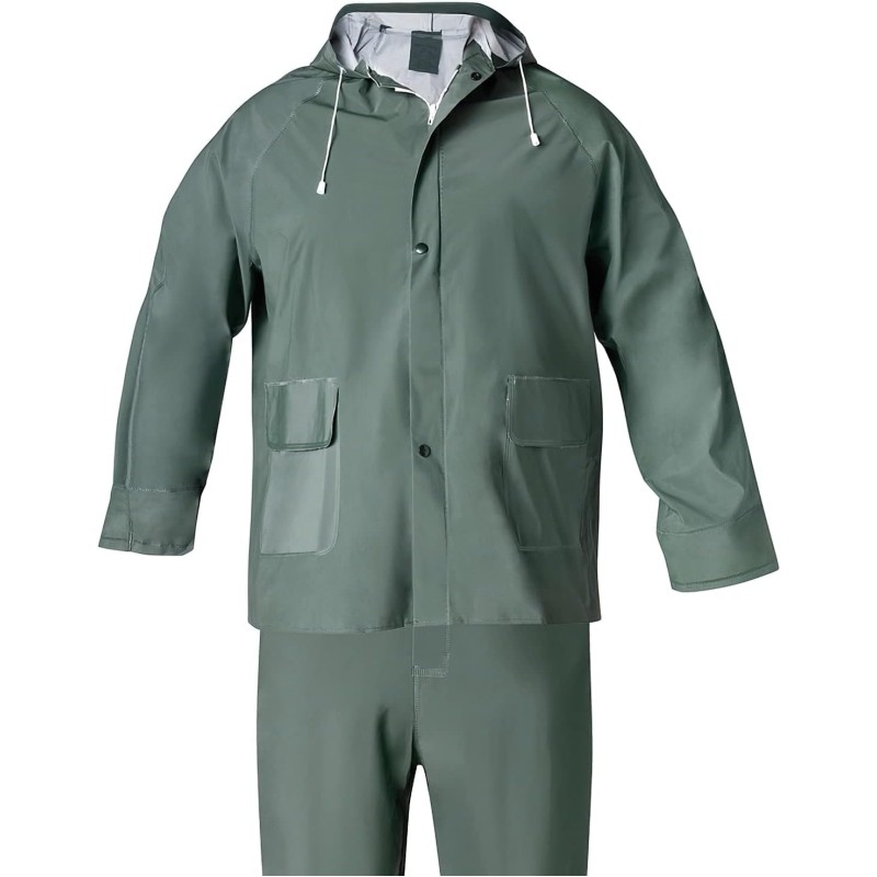 Traje Agua Verde Pvc Talla 7-L