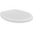 Ideal Standard Multi Suites Sandwich Design Toilet Seat - Universal Shape - UV Resistant - Includes Fixings - Easy Fit - Made from Durable Duroplast - Gloss White