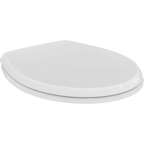 Ideal Standard Multi Suites Sandwich Design Toilet Seat - Universal Shape - UV Resistant - Includes Fixings - Easy Fit - Made from Durable Duroplast - Gloss White