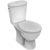Ideal Standard Multi Suites Sandwich Design Toilet Seat - Universal Shape - UV Resistant - Includes Fixings - Easy Fit - Made from Durable Duroplast - Gloss White