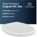 Ideal Standard Multi Suites Sandwich Design Toilet Seat - Universal Shape - UV Resistant - Includes Fixings - Easy Fit - Made from Durable Duroplast - Gloss White