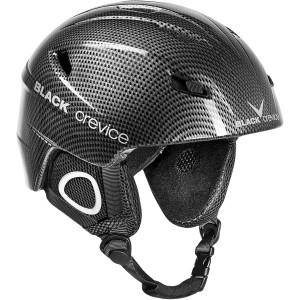 Black Crevice Kitzbühel Ski Helmet in Sporty Design, Ski Helmet for Men and Women, Polycarbonate Ski Helmet, Breathable Ski Helmet, Adjustable Size